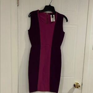 BCBGMaxAzria Vibrant Purple and Pink Mini Dress